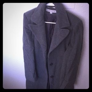 Gray trench jacket